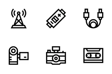 Media Technology Icon Pack