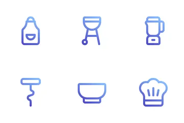 Batería de cocina Paquete de Iconos