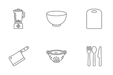 Batería de cocina Paquete de Iconos