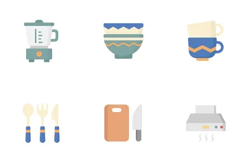 Batería de cocina Paquete de Iconos