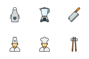 Batería de cocina Paquete de Iconos