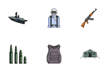 Militar Paquete de Iconos