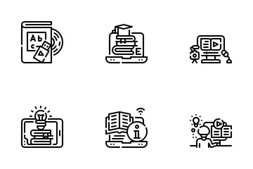 Online Course Icon Pack