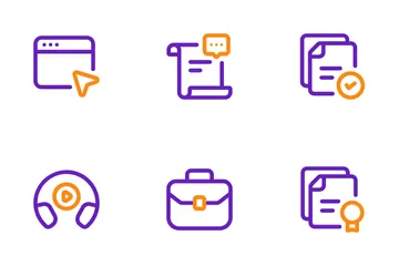 Online Course Icon Pack