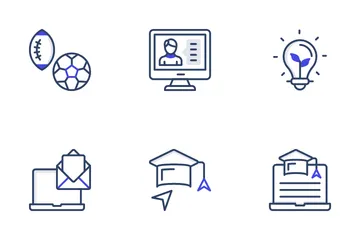 Online Education And Learning Icon Pack