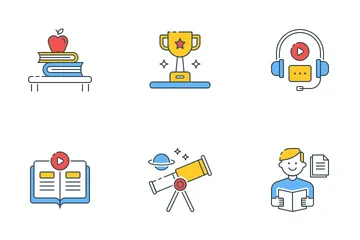 Online Education Icon Pack