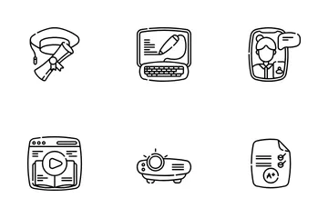 Online Learning Icon Pack