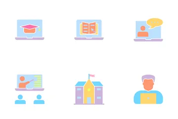 Online Learning Icon Pack