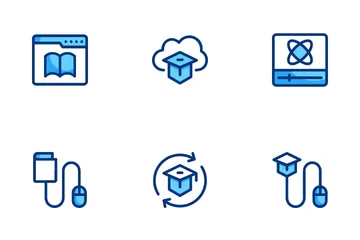 Online Learning Icon Pack