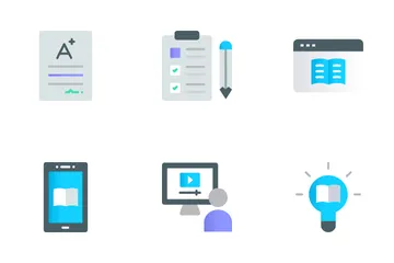 Online Learning Icon Pack