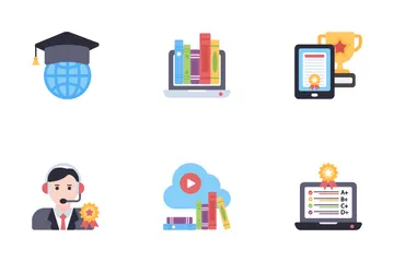 Online Learning Icon Pack