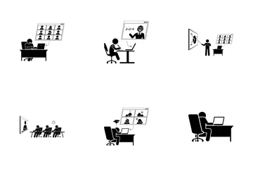 Online Meeting Icon Pack