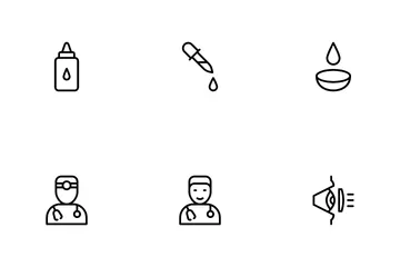 Ophtalmologie Pack d'Icônes