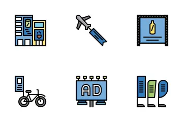 Outdoor Advertising Icon Pack