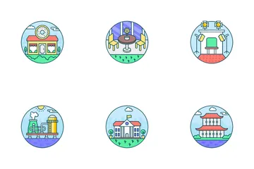 Paisaje Paquete de Iconos