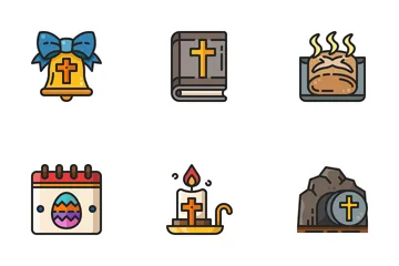 Pascua de Resurrección Paquete de Iconos