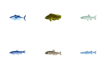 Peces Paquete de Iconos