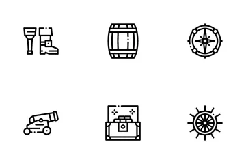 Pirate Sea Bandit Icon Pack