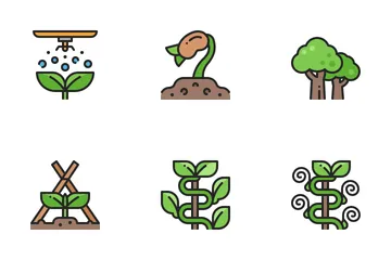 Planta Paquete de Iconos