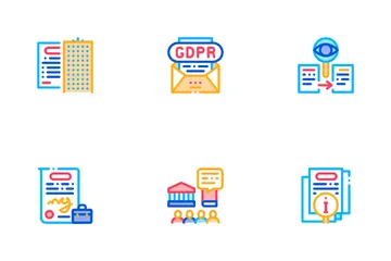 Proceso de datos de políticas Paquete de Iconos