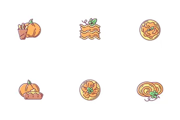 Recetas De Calabaza Paquete de Iconos