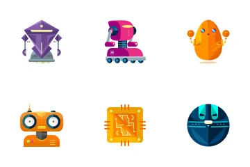 Roboter Symbolpack