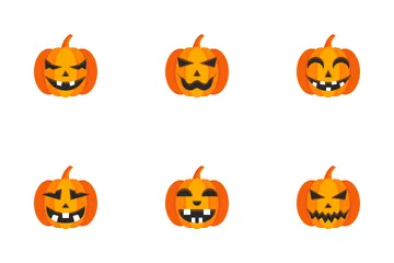 Scary Pumpkin Icon Pack