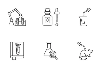 Science And Biotech Icon Pack