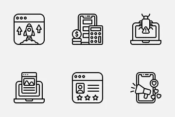 SEO And SEM Icon Pack