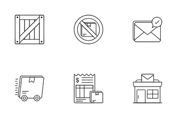 Shipping And Delivery Icon Pack