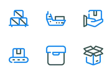 Shipping And Delivery Icon Pack