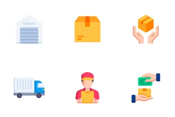 Shipping And Delivery Icon Pack