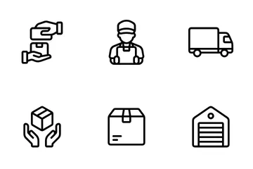 Shipping And Delivery Icon Pack