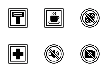 Signals And Prohibitions Icon Pack