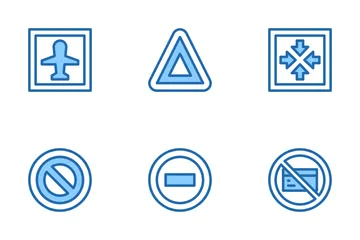 Signals And Prohibitions Icon Pack