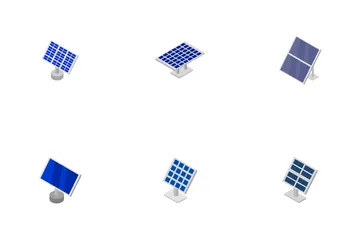 Solar Panels Icon Pack