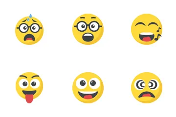 Emoticón 5 Paquete de Iconos