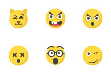 Emoticón 6 Paquete de Iconos