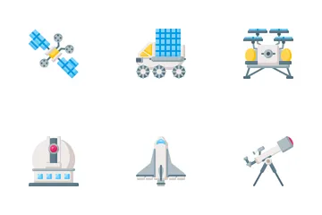 Space Technology Icon Pack