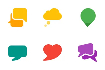 Speech Bubbles  Icon Pack