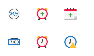 Time And Date Icon Pack