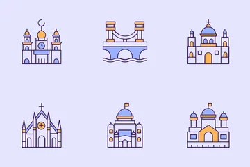 Top Cities Icon Pack