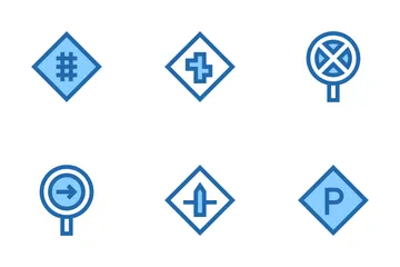 Traffic Signs Icon Pack