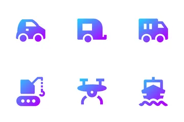 Transportation Icon Pack