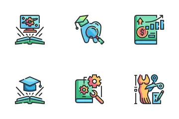 University Courses Icon Pack