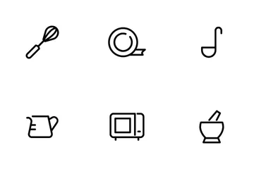 Batería de cocina Paquete de Iconos