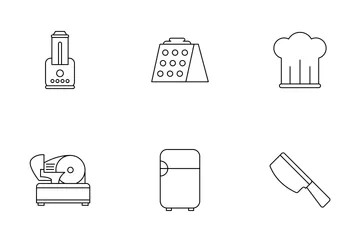 Batería de cocina Paquete de Iconos