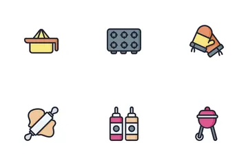 Batería de cocina Paquete de Iconos