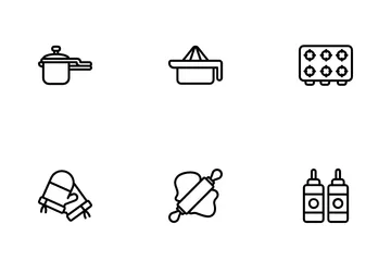 Batería de cocina Paquete de Iconos