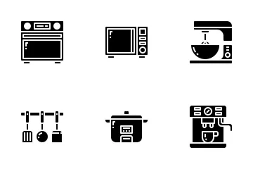 Batería de cocina Paquete de Iconos